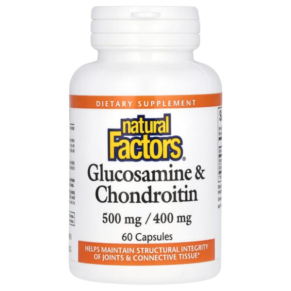 Natural Factors Glucosamine & Chondroitin, 60 Capsules