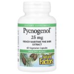 Natural Factors Pycnogenol, 25 mg, 60 vegetarian capsules