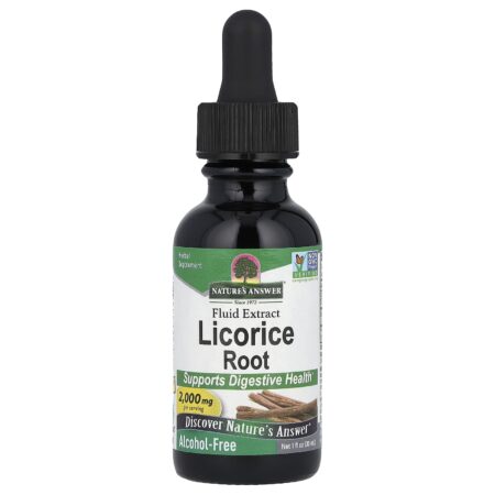 Nature's Answer, Licorice Root, Liquid Extract, Alcohol-Free, 2000 mg, 30 ml
