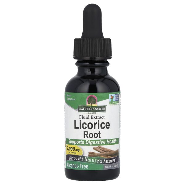 Nature's Answer, Licorice Root, Liquid Extract, Alcohol-Free, 2000 mg, 30 ml