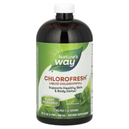 Nature's Way, Chlorofresh, Liquid Chlorophyll, Mint, 480 ml