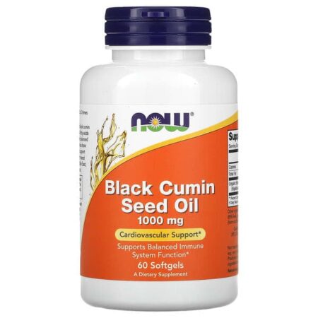 Now Foods Black Cumin Seed Oil, 1000 mg, Cardiovascular Support