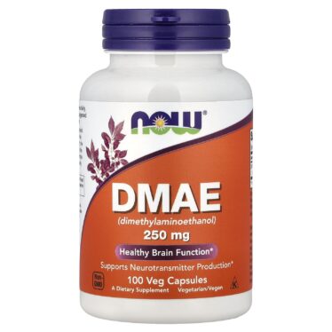 Now Foods DMAE, 250 mg, 100 vegetarian capsules