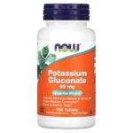 Now Foods Potassium Gluconate, 99 mg, 100 Tablets