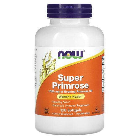 Now Foods Super Primrose 1300 mg with GLA 120 capsules