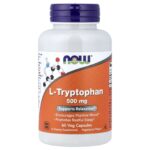 Now Foods Tryptophan, 500 mg - 60 Vegetarian Capsules