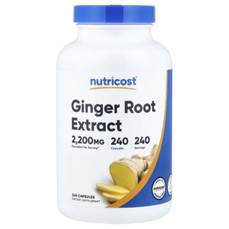 Nutricost Ginger Root Extract, 240 capsules