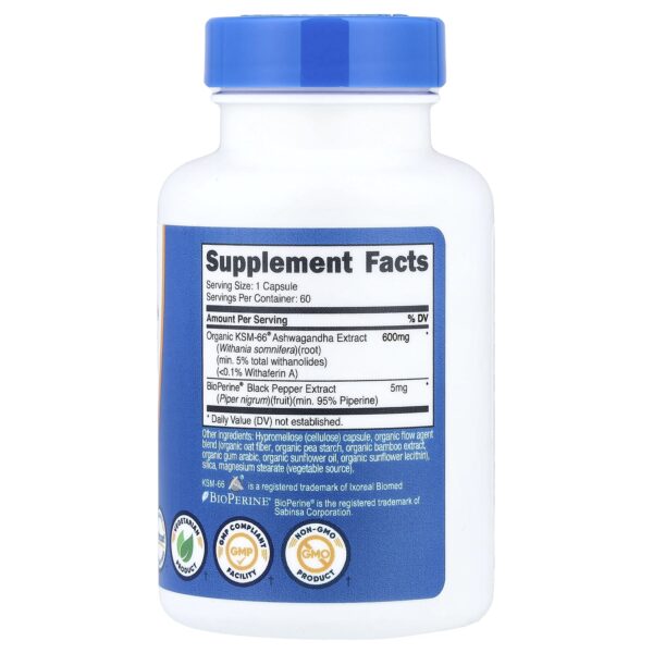 Nutricost KSM-66 Root Extract 600 mg 60 Capsules