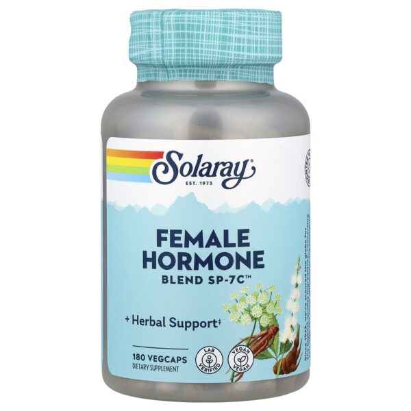 Solaray SP-7C Female Hormone Blend, 180 Vegetarian Capsules
