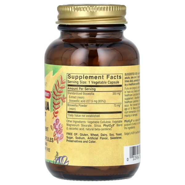 Solgar Boswellia - Resin Extract - 60 capsules