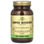 Solgar, Super Ginkgo, 120 vegetable capsules