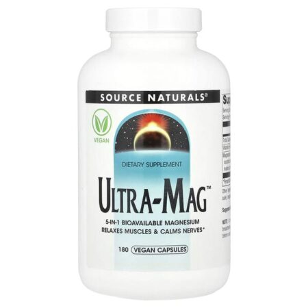 Source Naturals, Ultra-Mag™, 180 capsules végétaliennes