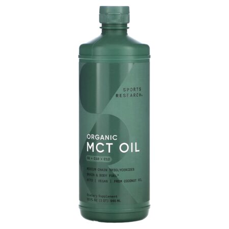 Sports Research Organic MCT Oil, 946 ml