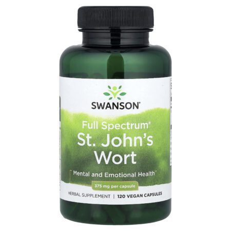 Swanson Full Spectrum St. John's Wort, 375 mg, 120 capsules