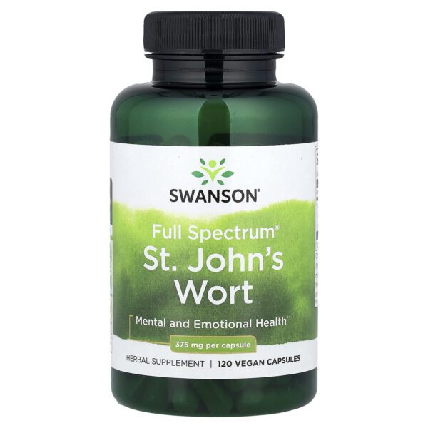 Swanson Full Spectrum St. John's Wort, 375 mg, 120 capsules