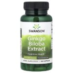 Swanson Ginkgo Biloba Extract, 60 mg, 120 capsules