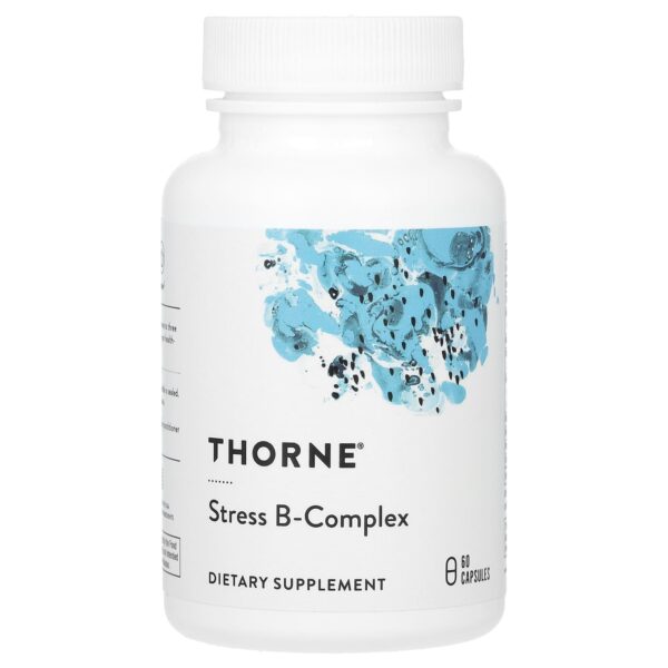 Thorne Research Stress B-Complex Gelatin-Free, 60 Vegetable Capsules