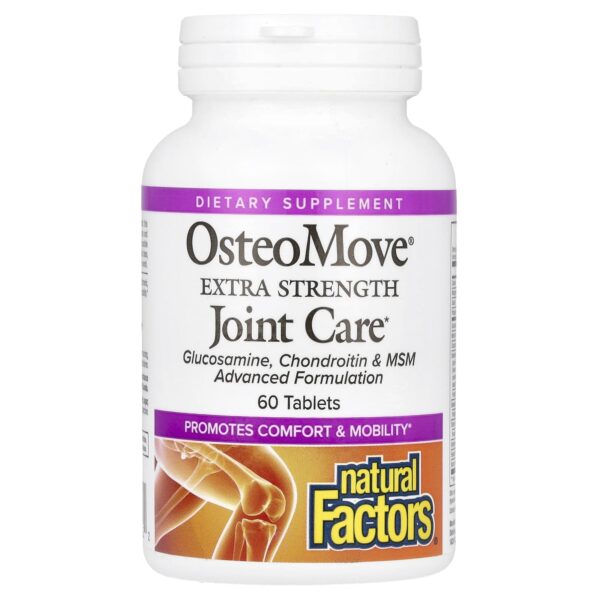 Natural Factors Joint Care OsteoMove Additional Strength 60 Tablets