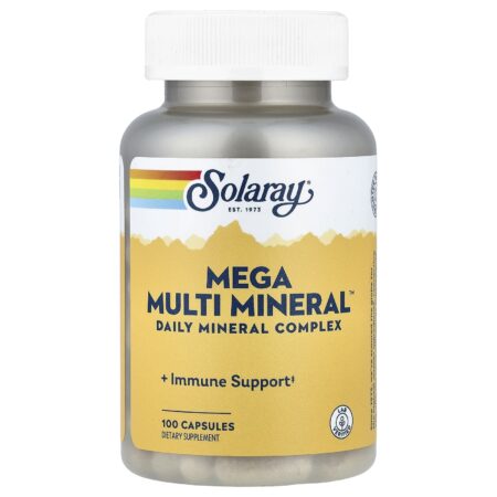 Solaray Mega Multi Mineral,100 gélules