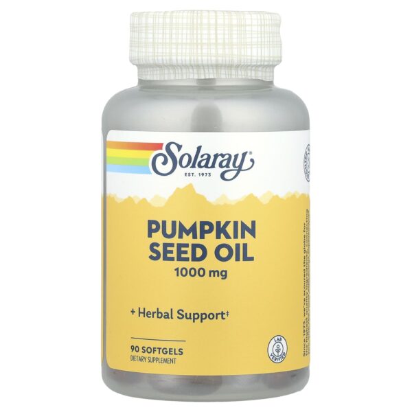 Solaray Pumpkin Seed Oil 1000 mg 90 Softgels