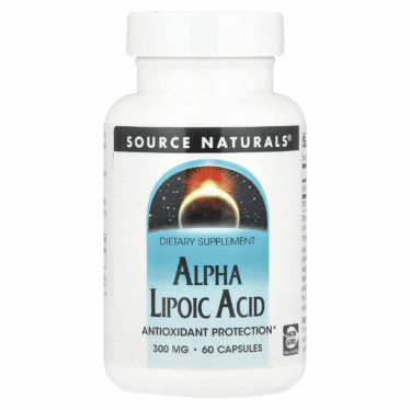 Source Naturals Alpha-Lipoic Acid, 300 mg, 60 Softgels