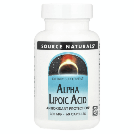 Source Naturals Alpha-Lipoic Acid, 300 mg, 60 Softgels