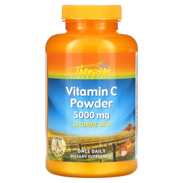 Thompson, Vitamin C powder, 5000 mg, 230 g