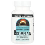Source Naturals Bromelain 600 GDU/g, 500 mg, 120 Tablets