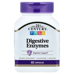21st Century Digestive Enzymes, 60 Capsules