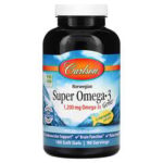 Carlson, Norwegian Super Omega-3 Gems®, 180 softgel capsules