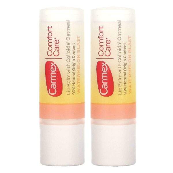 Carmex Comfort Care Lip Balm Watermelon Burst 2 Sticks 4.25 g
