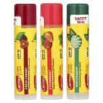 Carmex Daily Care® Moisturizing Lip Balm, SPF 15, Assortment, 3 packs, 4.25 g each