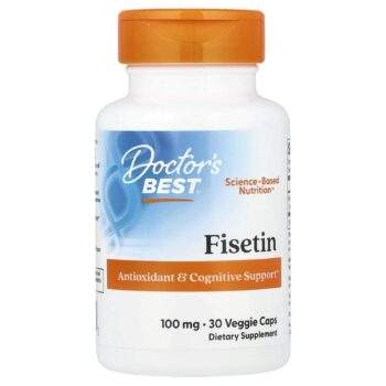 Doctor's BEST Fisetin with Novusetin, 100 mg, 30 vegetarian capsules