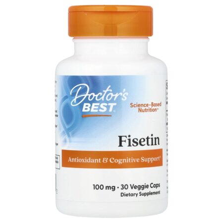 Doctor's BEST Fisetin with Novusetin, 100 mg, 30 vegetarian capsules