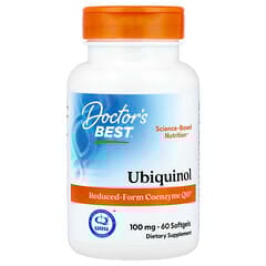 Doctor's BEST Ubiquinol with Kaneka, 100 mg, 60 softgel capsules