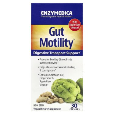 Enzymedica Gut Motility™, Digestive Transport Support, 30 capsules