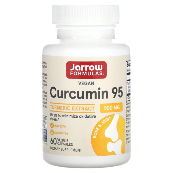 Jarrow Formulas Curcumin 95, 500 mg, 60 vegetarian capsules