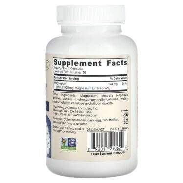 Jarrow Formulas, MagMind® Vegan, Brain Health, 90 Vegetable Capsules