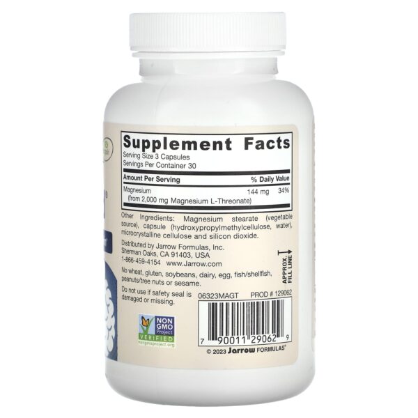 Jarrow Formulas, MagMind® Vegan, Brain Health, 90 Vegetable Capsules