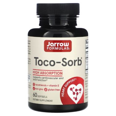 Jarrow Formulas, Toco-Sorb, 60 softgel capsules
