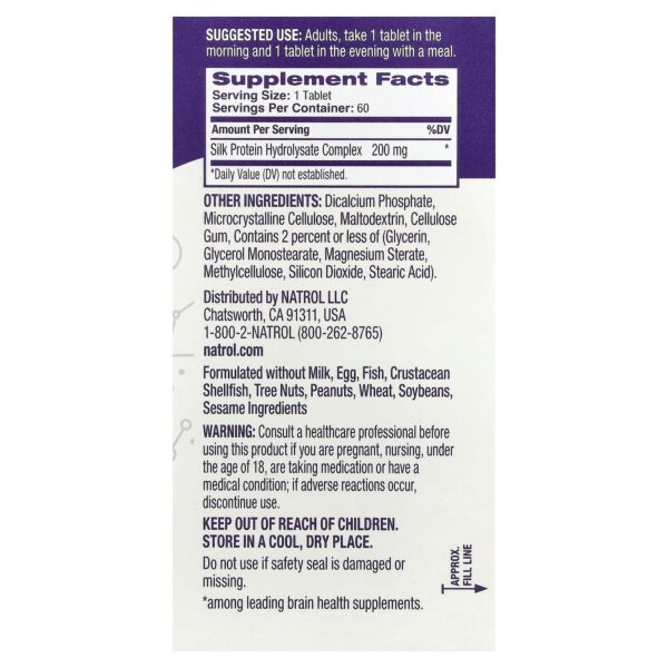 Natrol, Cognium® Memory, 200 mg, 60 comprimés