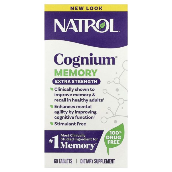 Natrol, Cognium® Memory, 200 mg, 60 comprimés