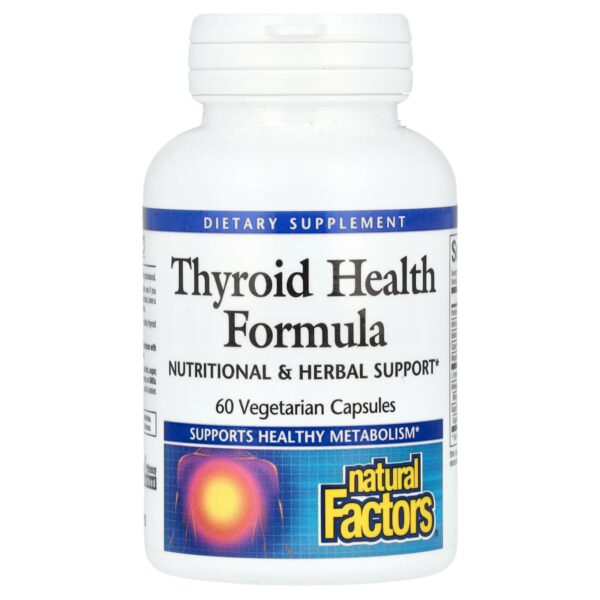 Natural Factors Thyroid Health Formula 60 Vegetarian Capsules