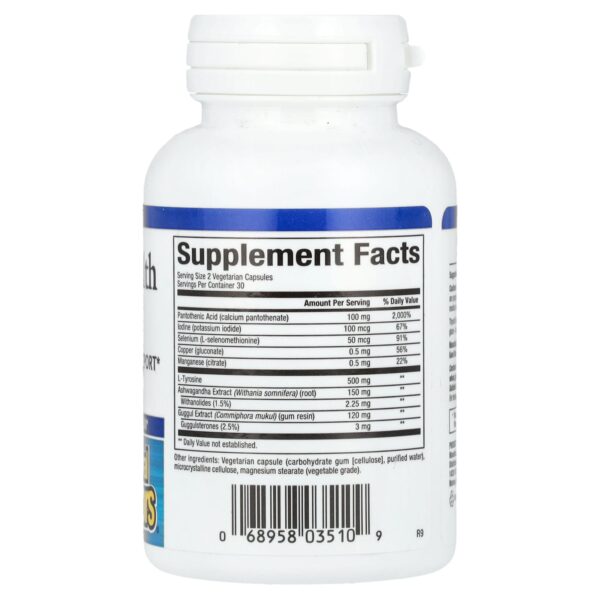 Natural Factors Thyroid Health Formula 60 Vegetarian Capsules
