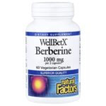 Natural Factors WellBetX Berberine, 500 mg, 60 Vegetarian Capsules