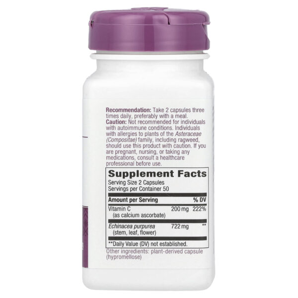 Nature'S Way Echinacea & Vitamin C 100 Vegan Caps