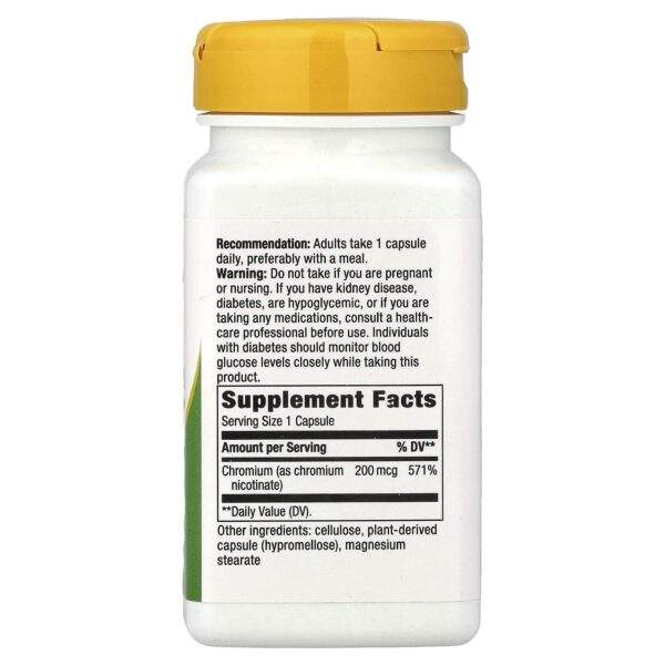 Nature's Way, Chromium GTF, 200 µg, 100 vegan capsules