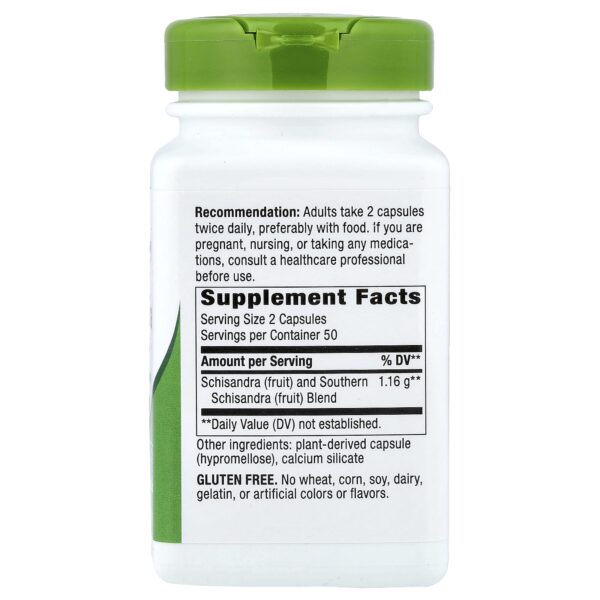 Nature's Way Schisandra Berry, 1160 mg, 100 vegetarian capsules