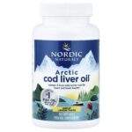 Nordic Naturals Arctic Cod Liver Oil™, Lemon, 90 Softgels