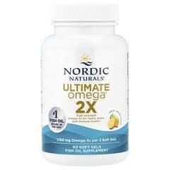 Nordic Naturals Nordic Naturals, Ultimate Omega® 2X, Lemon 2150mg, 60 Softgels